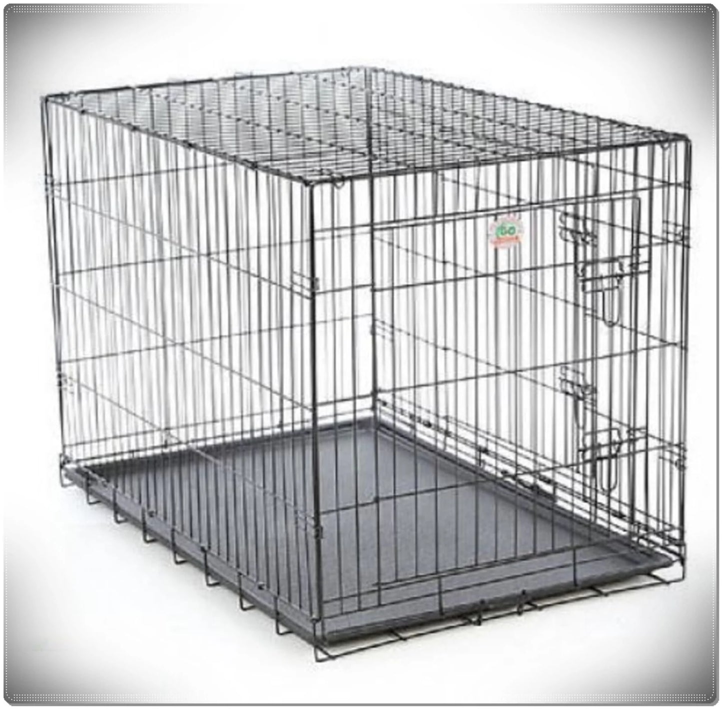 Pet Folding Cage in XXL Black