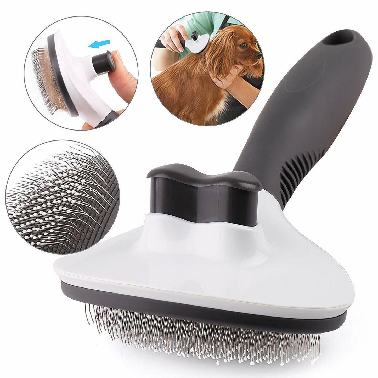 Pet Self Cleaning Slicker Brush