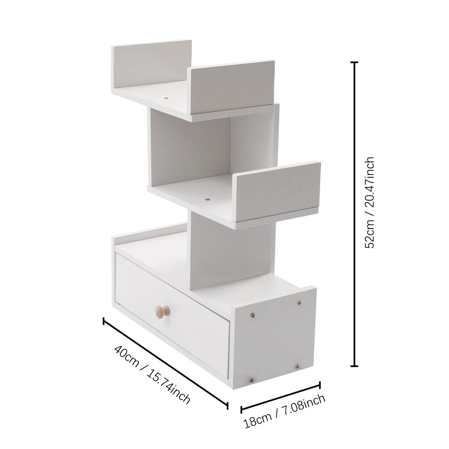 Storage Rack Desk Bookshelf