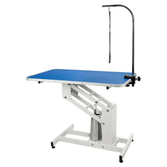 Grooming Large Table with Base in Blue