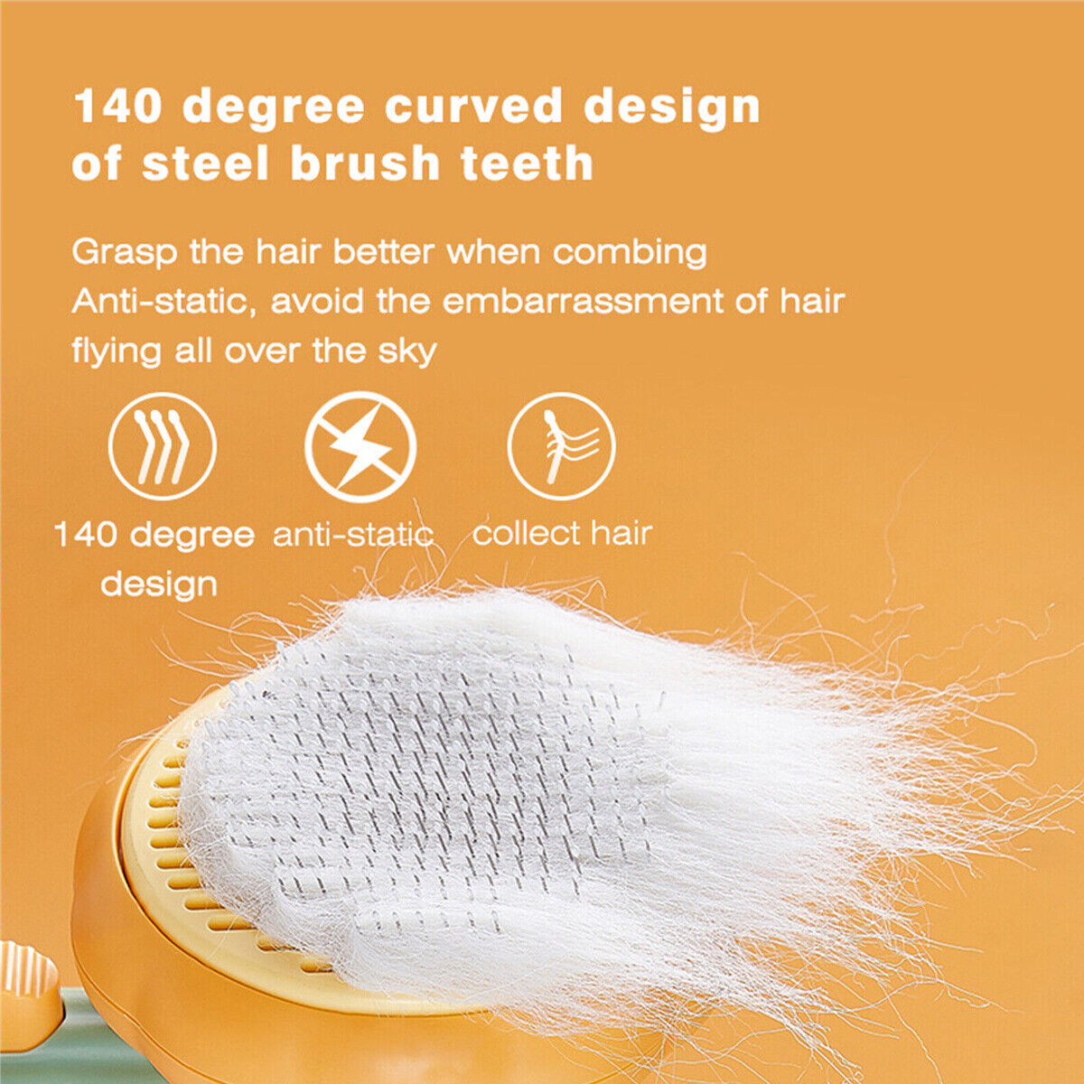 Pet Self Cleaning Massage Comb