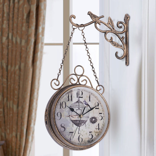 Wall Clock Silent Movement Vintage