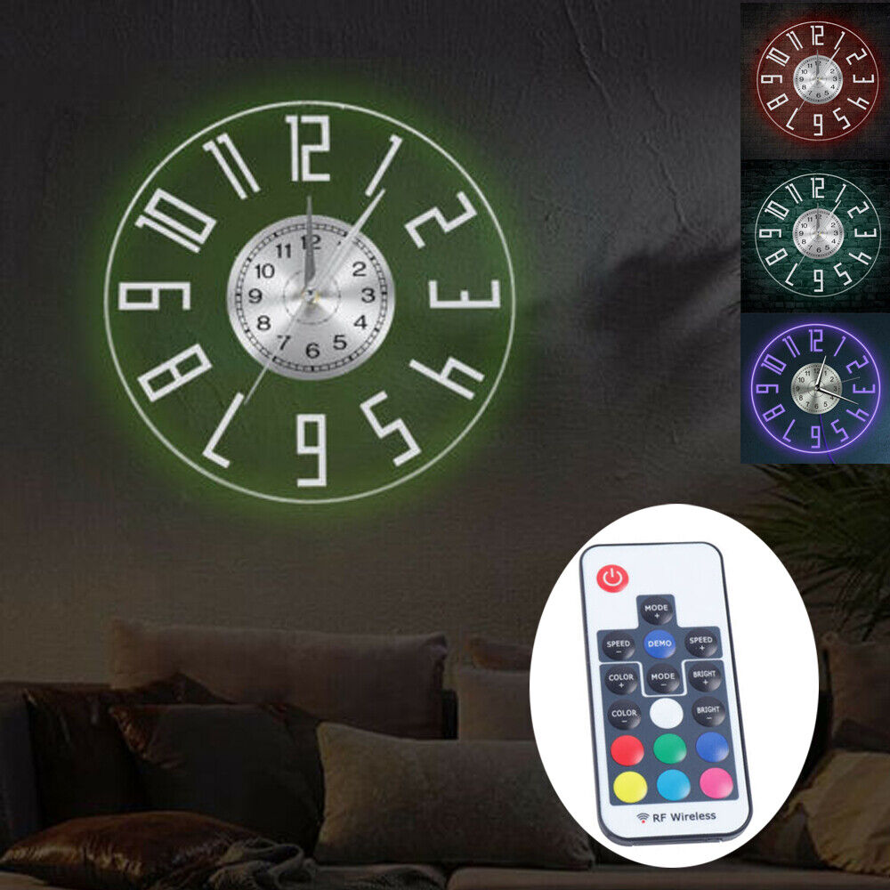 Multicolor Wall Clock Quartz