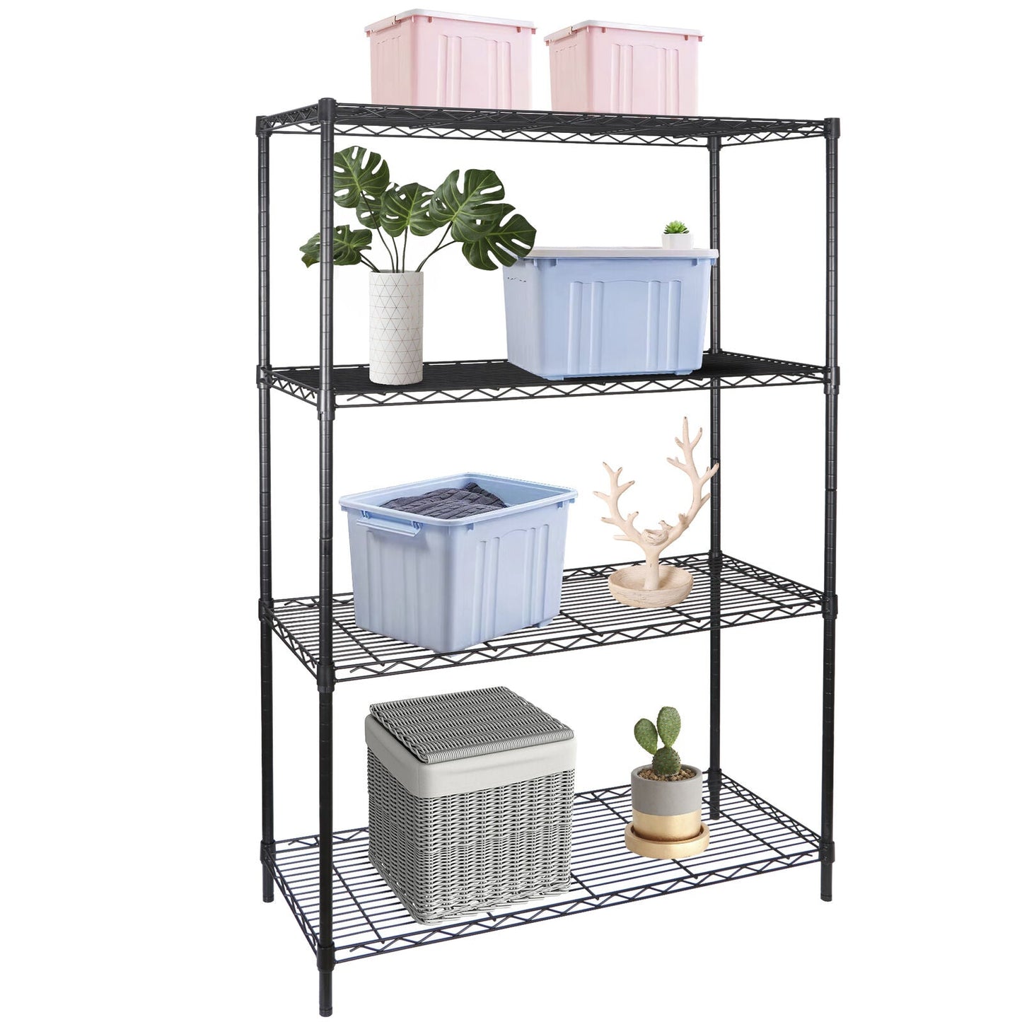 Adjustable Heavy Duty Storage Shelving Unit Steel Organizer Wire Rack