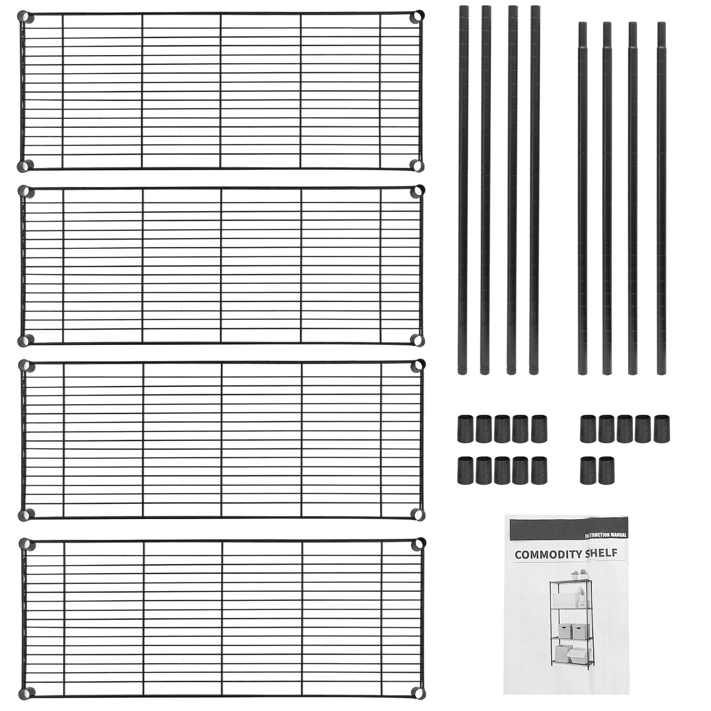 Adjustable Heavy Duty Storage Shelving Unit Steel Organizer Wire Rack