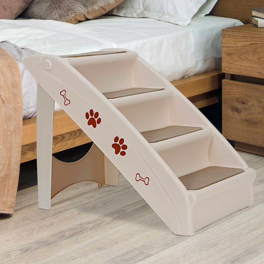 Foldable Pet Stairs Great for Smaller Hurt