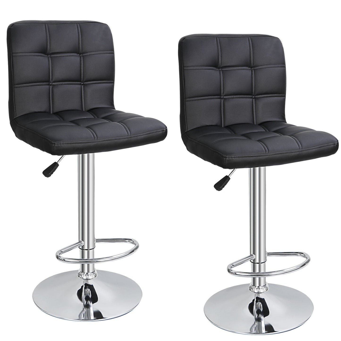 Adjustable Modern Swivel Bar Stools Set of 4