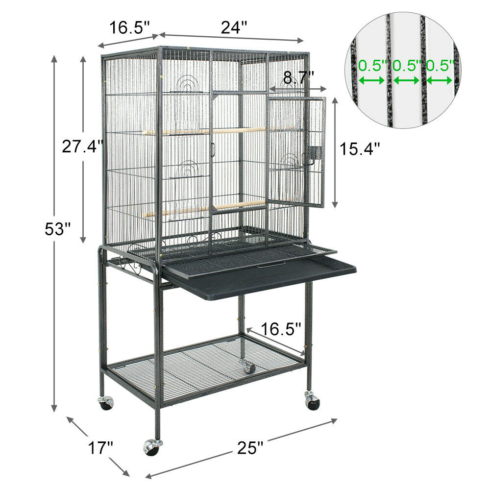 Pet Cage Large in Black