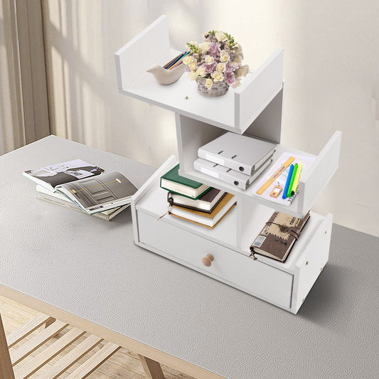 Storage Rack Desk Bookshelf