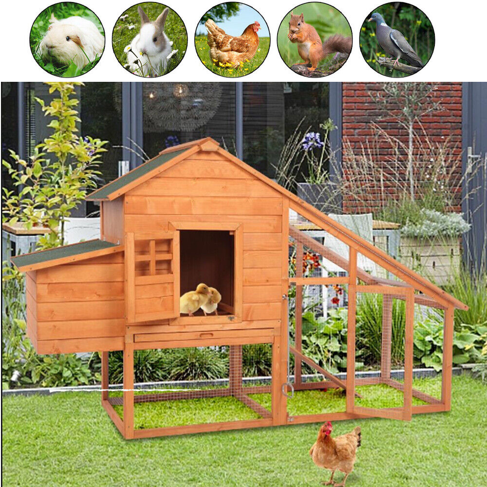 Chicken House Cage Wooden Coop