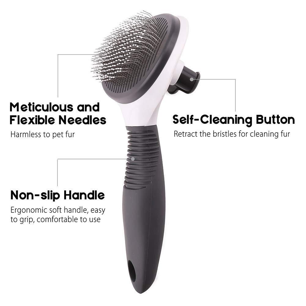 Pet Self Cleaning Slicker Brush