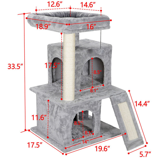 Pet House Tower for Multiple Pet Scratcher