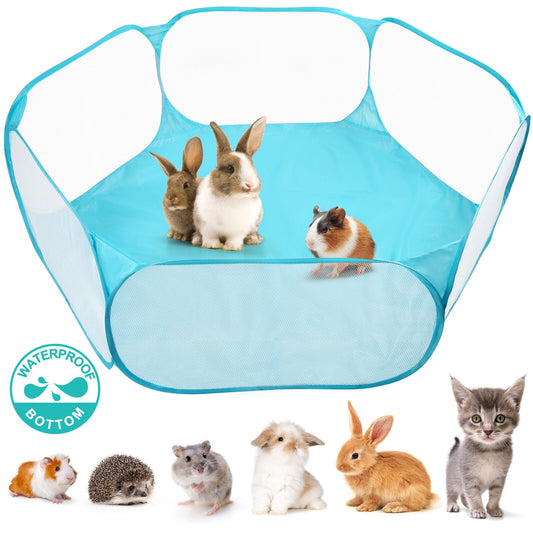 Pet Tent Cage in Blue
