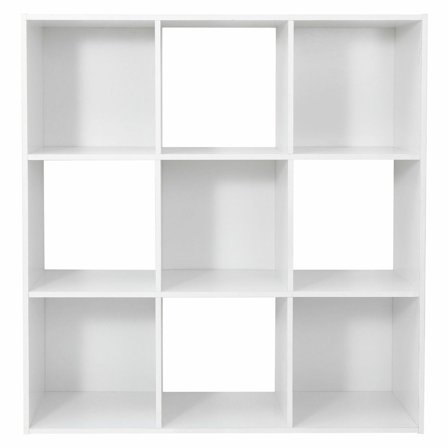 Wood Shelf Cabinet Cubical Cupboard Organizer White