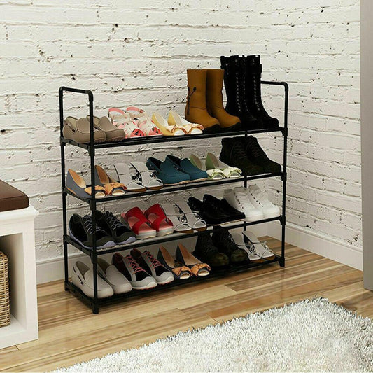 Shoe Rack Tower Shelf Storage Organizer Cabinet Holds 16 Pairs