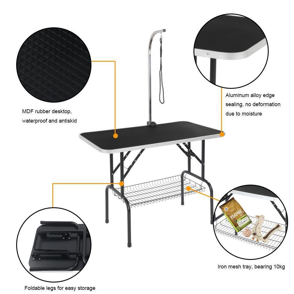 Grooming Table with Arm for Pet 32 Inches