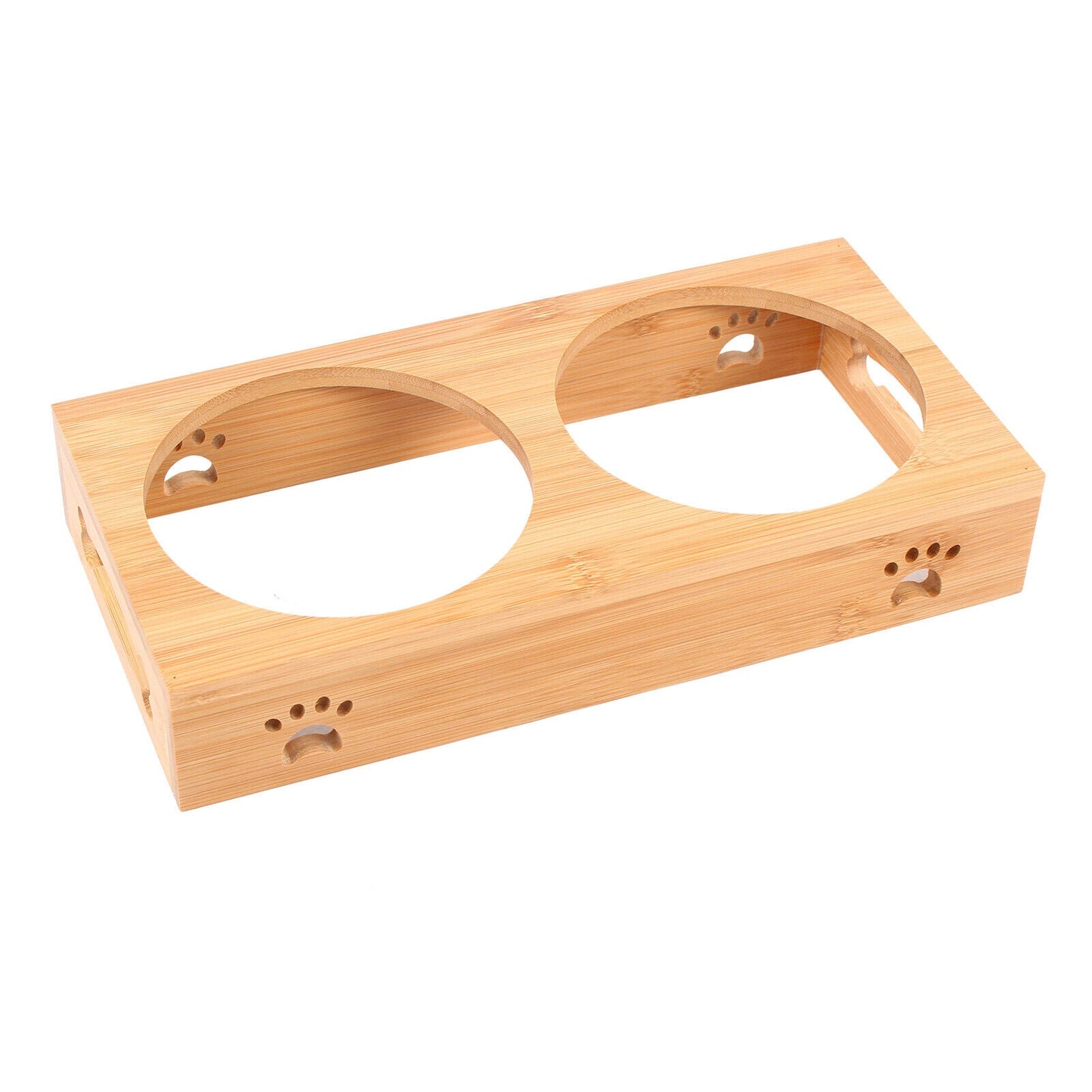 Pet Feeder Stand With Bowls