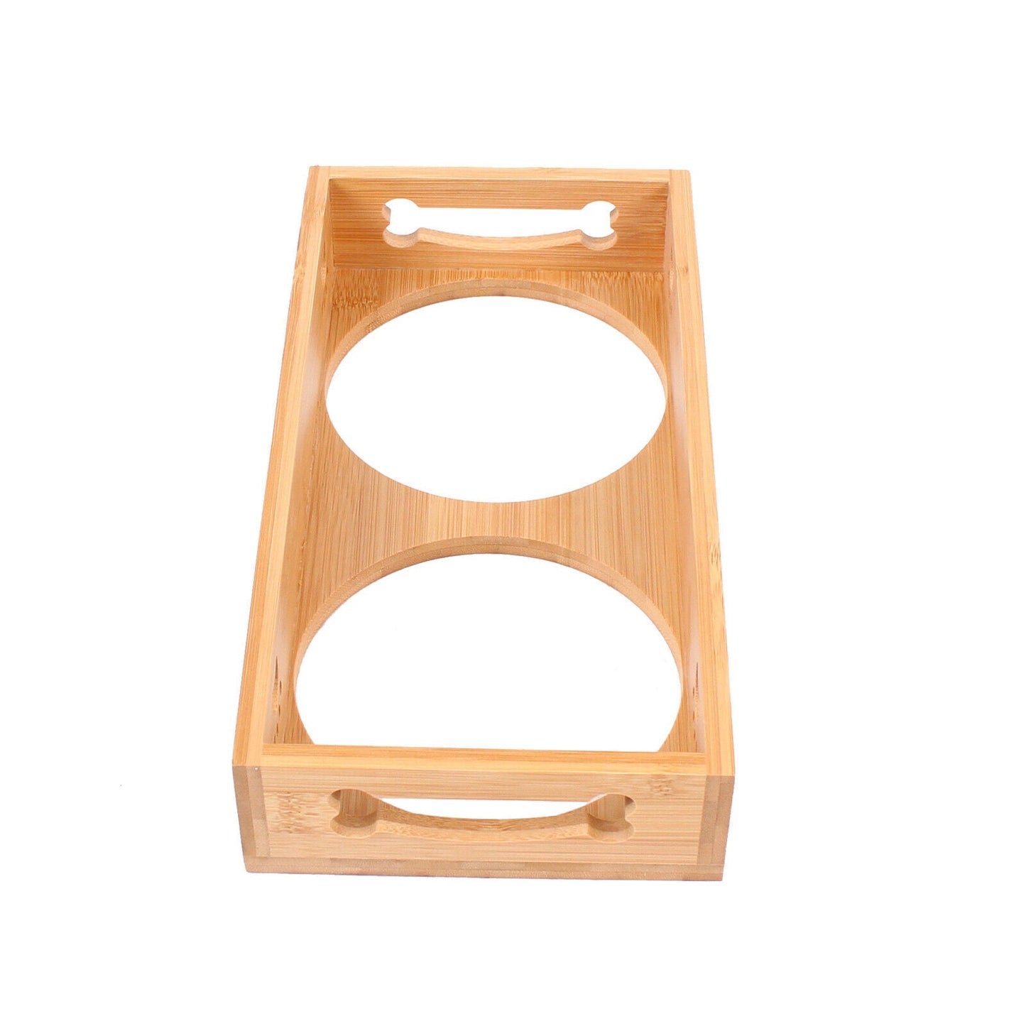 Pet Feeder Stand With Bowls