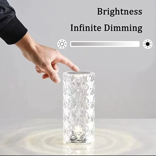 Lamp Table Diamond Rose Night Light LED