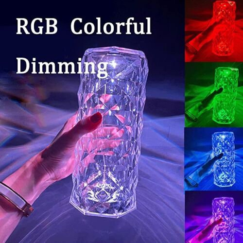 Lamp Table Diamond Rose Night Light LED